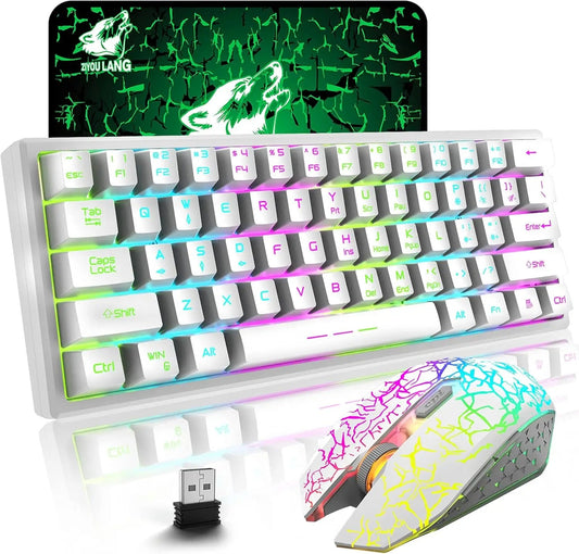 T61 Wireless 61-Key RGB Gaming Keyboard & Mouse Combo