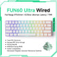 Akko MonsGeek FUN60 60% Magnetic Switch Gaming Keyboard
