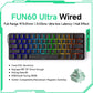 Akko MonsGeek FUN60 60% Magnetic Switch Gaming Keyboard