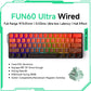 Akko MonsGeek FUN60 60% Magnetic Switch Gaming Keyboard