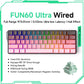 Akko MonsGeek FUN60 60% Magnetic Switch Gaming Keyboard