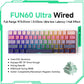 Akko MonsGeek FUN60 60% Magnetic Switch Gaming Keyboard