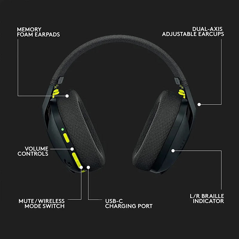 Logitech G435 LIGHTSPEED Wireless Gaming Headset