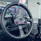 Sim Racing Rally Steering Wheel Hub with Button Box